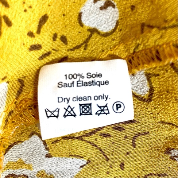 Preowned Madewell Silk off the shoulder Blouse size small - Picture 5 of 6